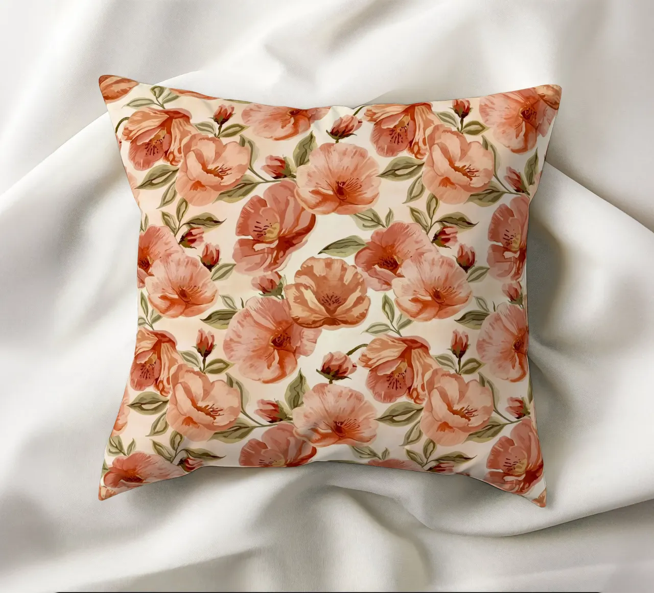 Peachy Botanical cuscino da AzStore11