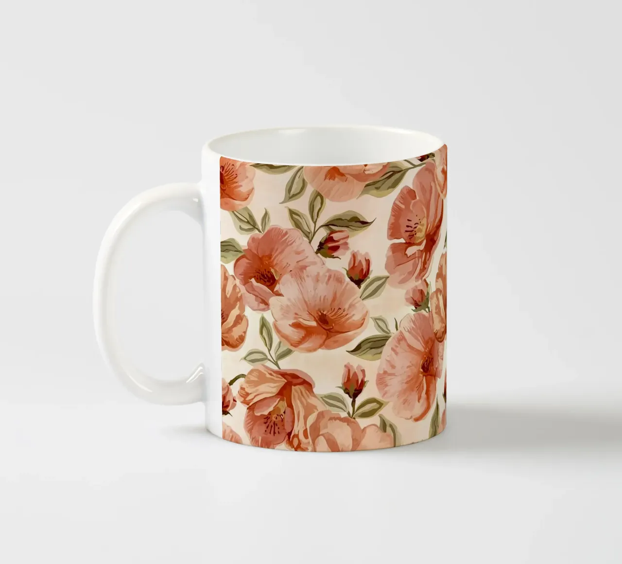Peachy Botanical tazza in ceramica da AzStore11