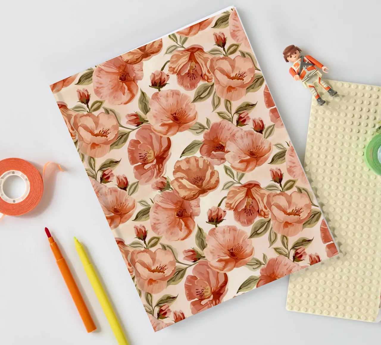 Peachy Botanical notebook by AzStore11