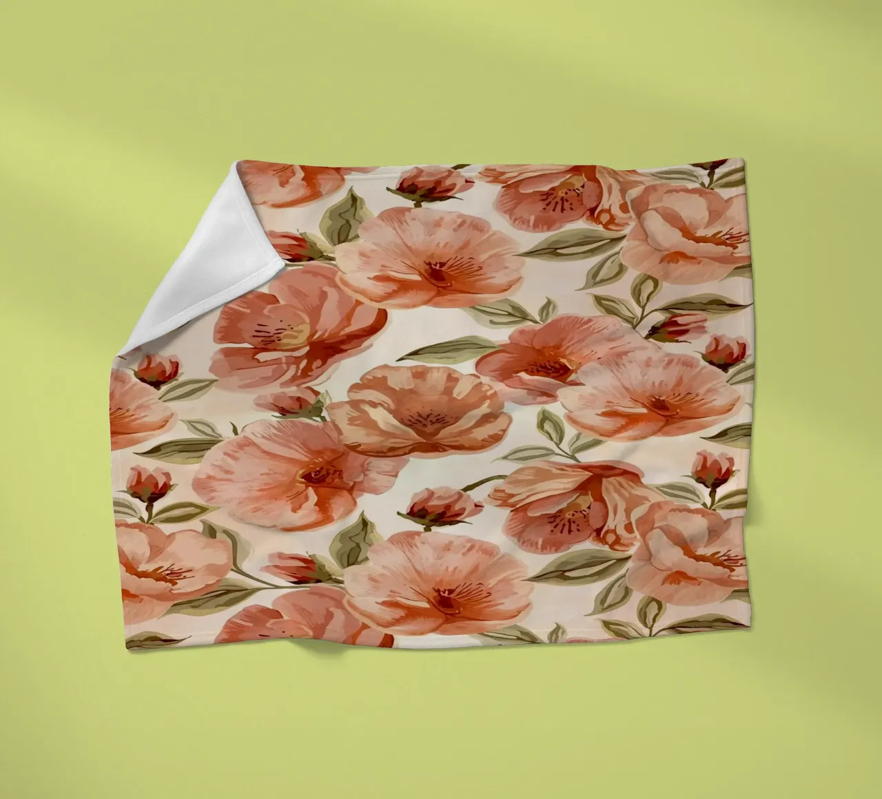 Peachy Botanical coperta in pile da AzStore11