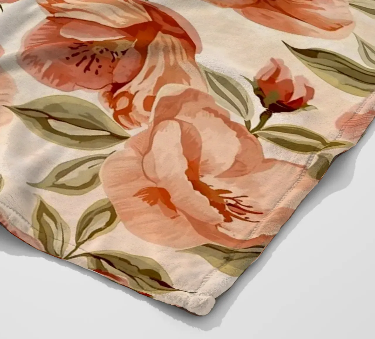 Peachy Botanical coperta in pile da AzStore11