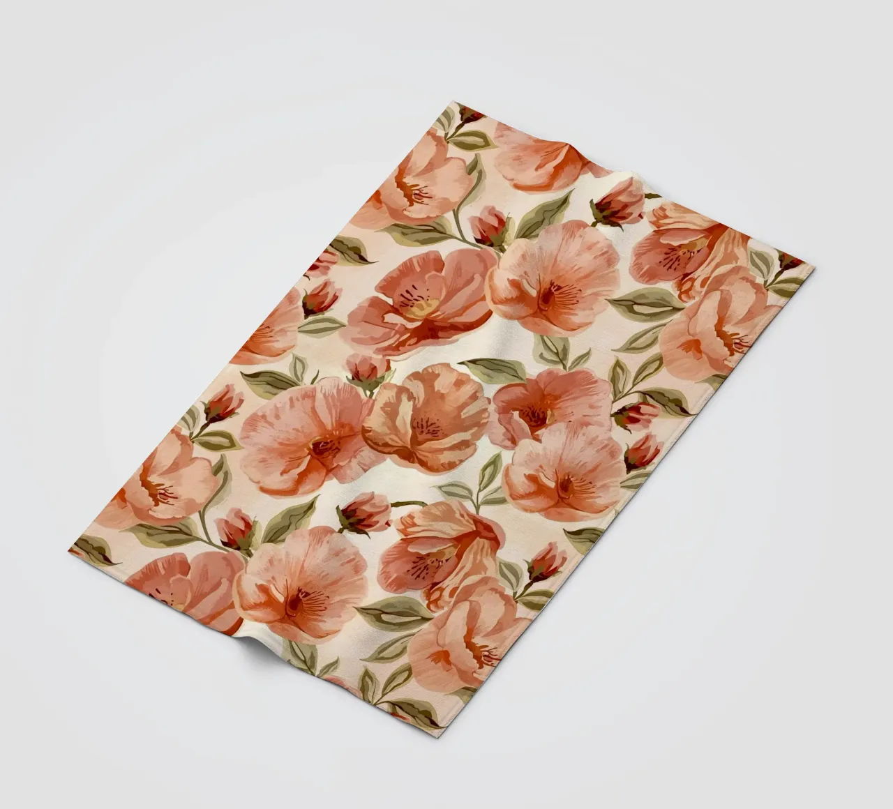 Peachy Botanical coperta in pile da AzStore11