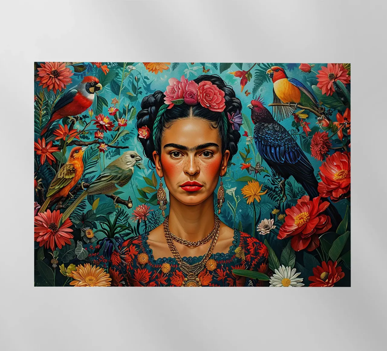 Frida Kahlo "Unstoppable Vision" pellicola backlit da Fantasias Florales