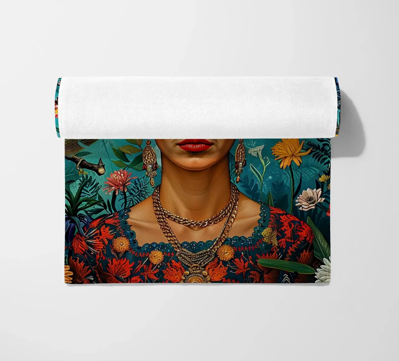 Frida Kahlo "Unstoppable Vision" telo mare da Fantasias Florales