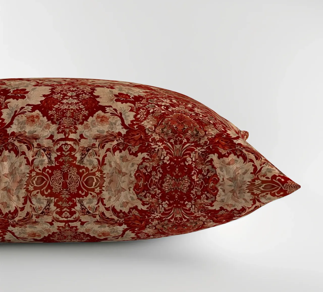 Vintage Red Damask Pattern cuscino da AzStore11