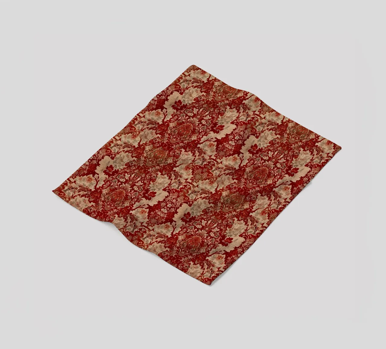 Vintage Red Damask Pattern coperta in pile da AzStore11