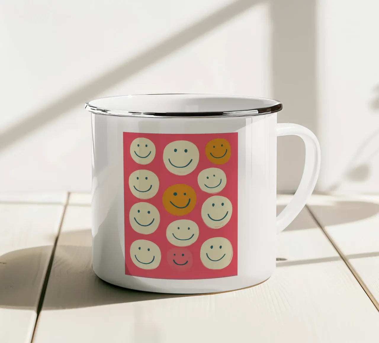 Good Vibes Only Gang | Smiley Invasion tazza in smalto da Autofocus