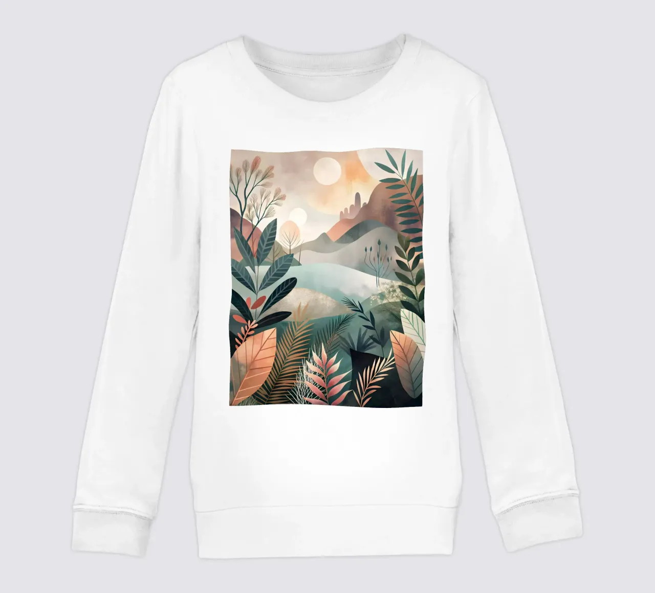 Tramonto sereno felpa bambino da Artistic-shop