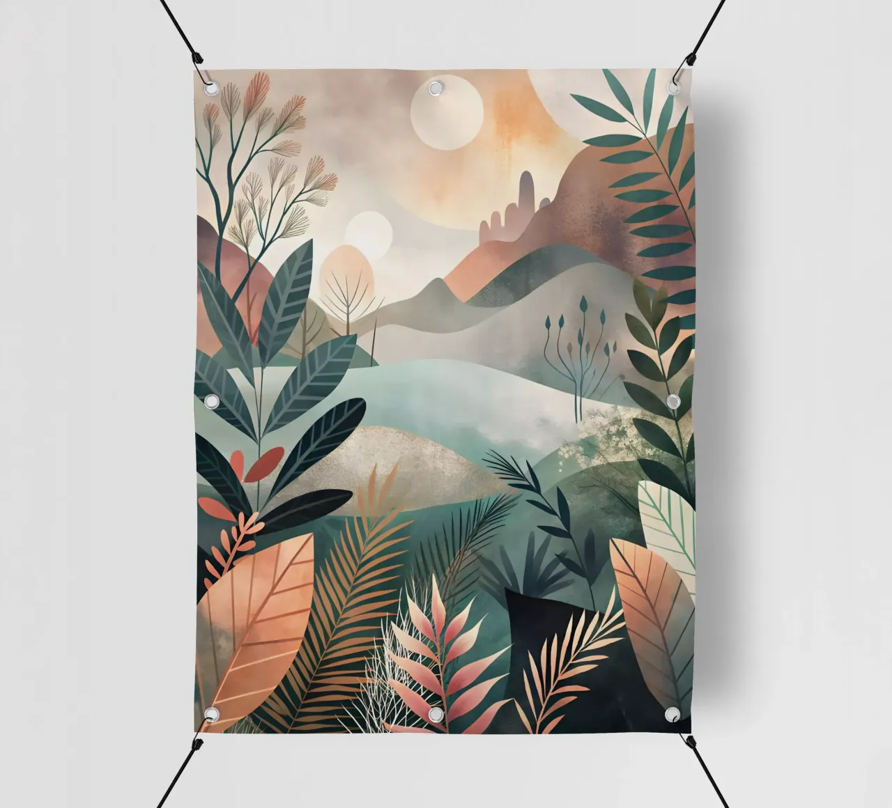 Tramonto sereno telo in pvc da Artistic-shop