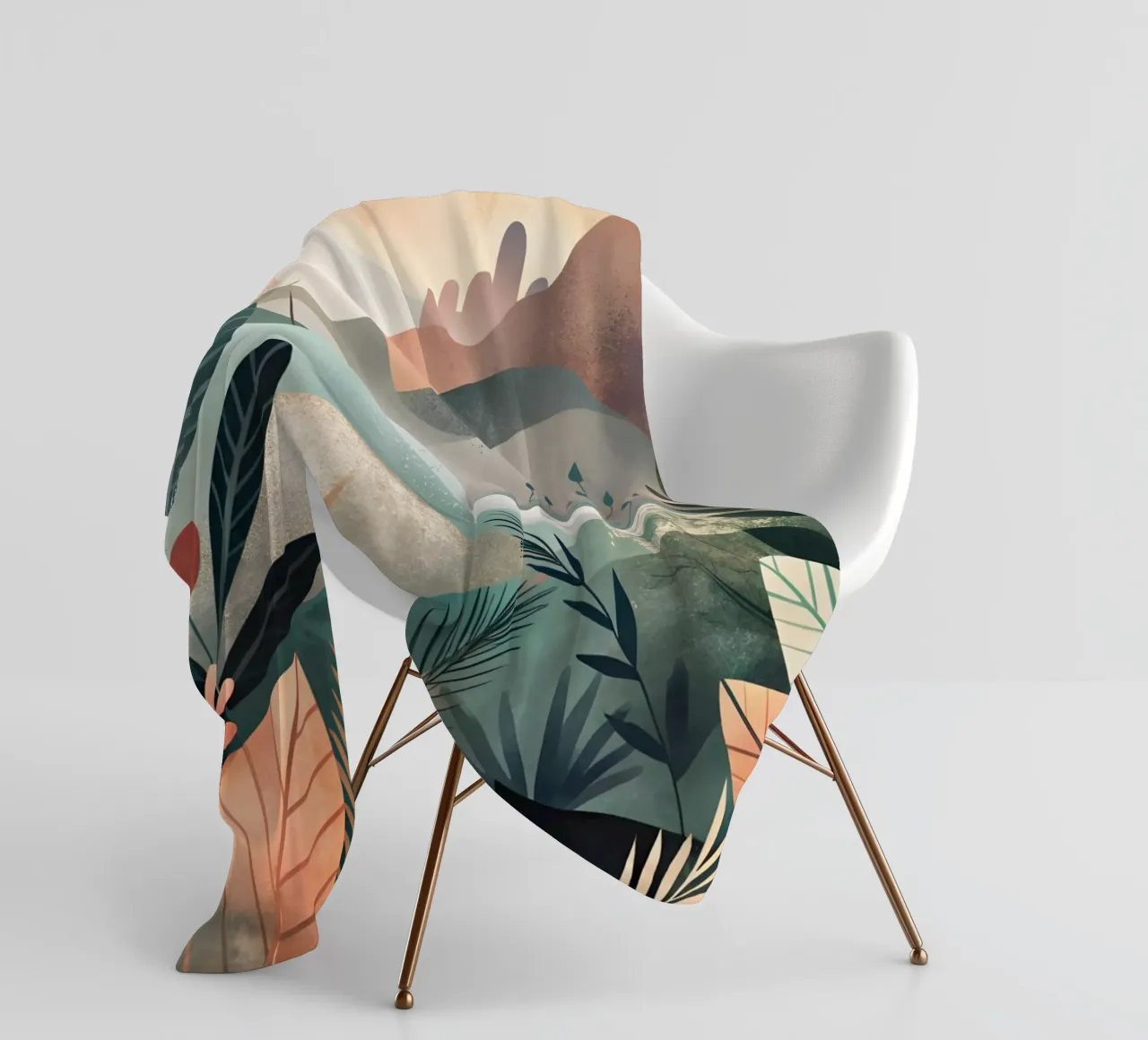 Tramonto sereno coperta in pile da Artistic-shop