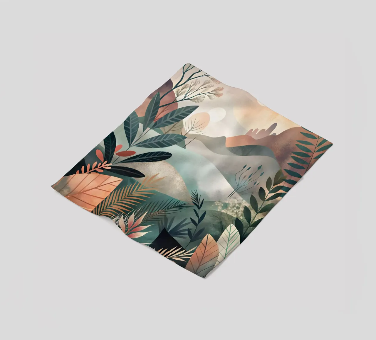 Tramonto sereno coperta in pile da Artistic-shop