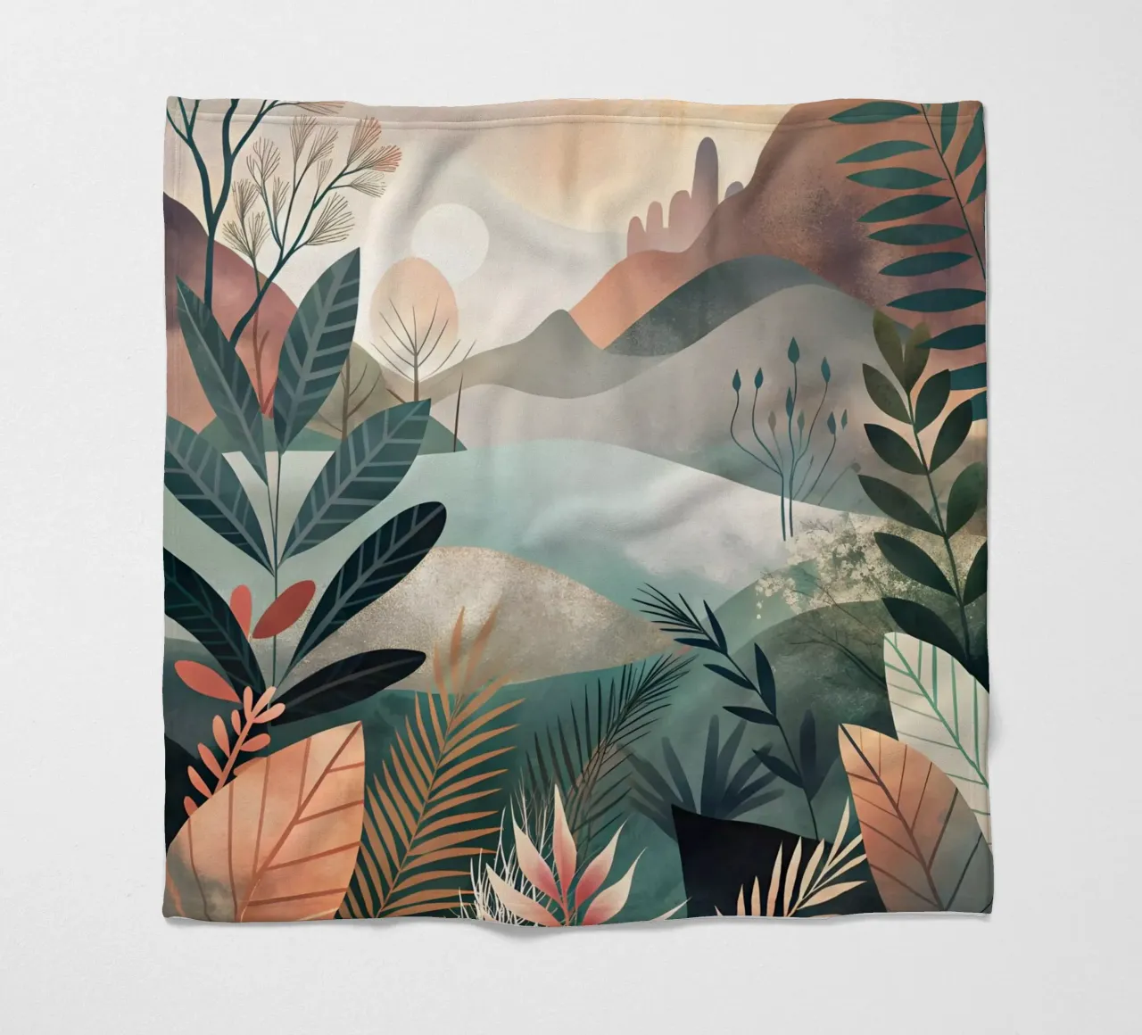 Tramonto sereno coperta in pile da Artistic-shop