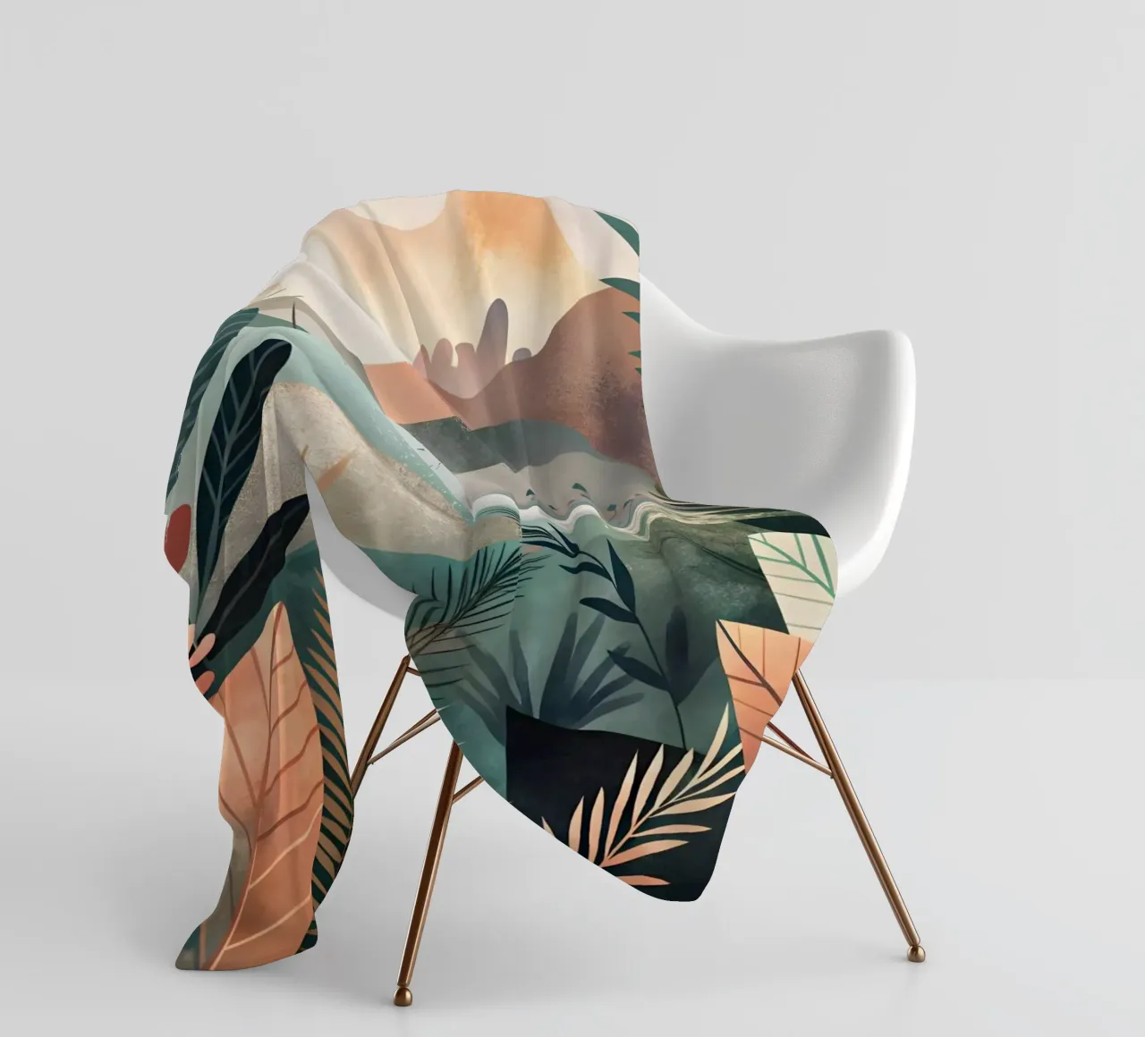 Tramonto sereno coperta in pile da Artistic-shop