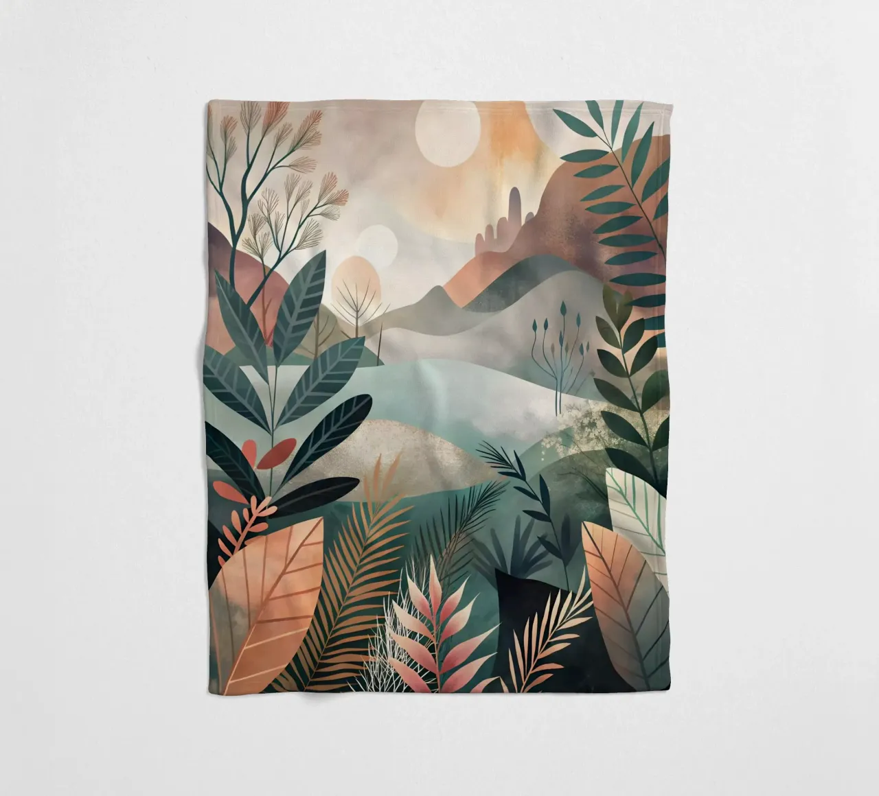 Tramonto sereno coperta in pile da Artistic-shop