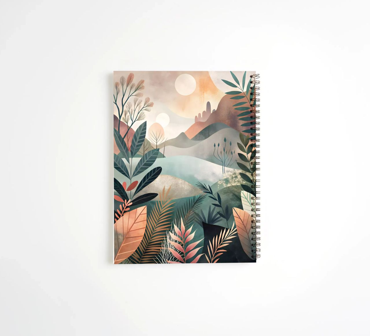 Puesta de sol serena cuaderno de espiral de Artistic-shop