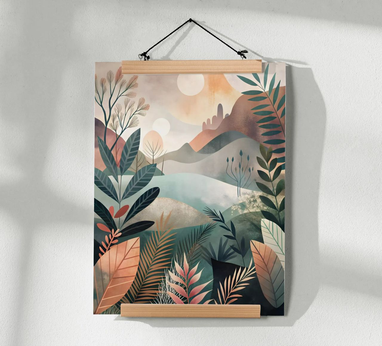 Puesta de sol serena poster de Artistic-shop