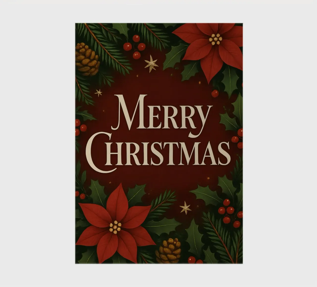 Buon Natale botanico classico diario da Nordic Noel Studio