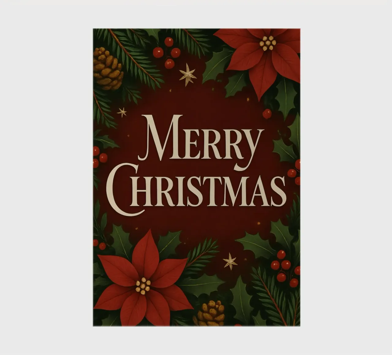 Buon Natale botanico classico diario da Nordic Noel Studio