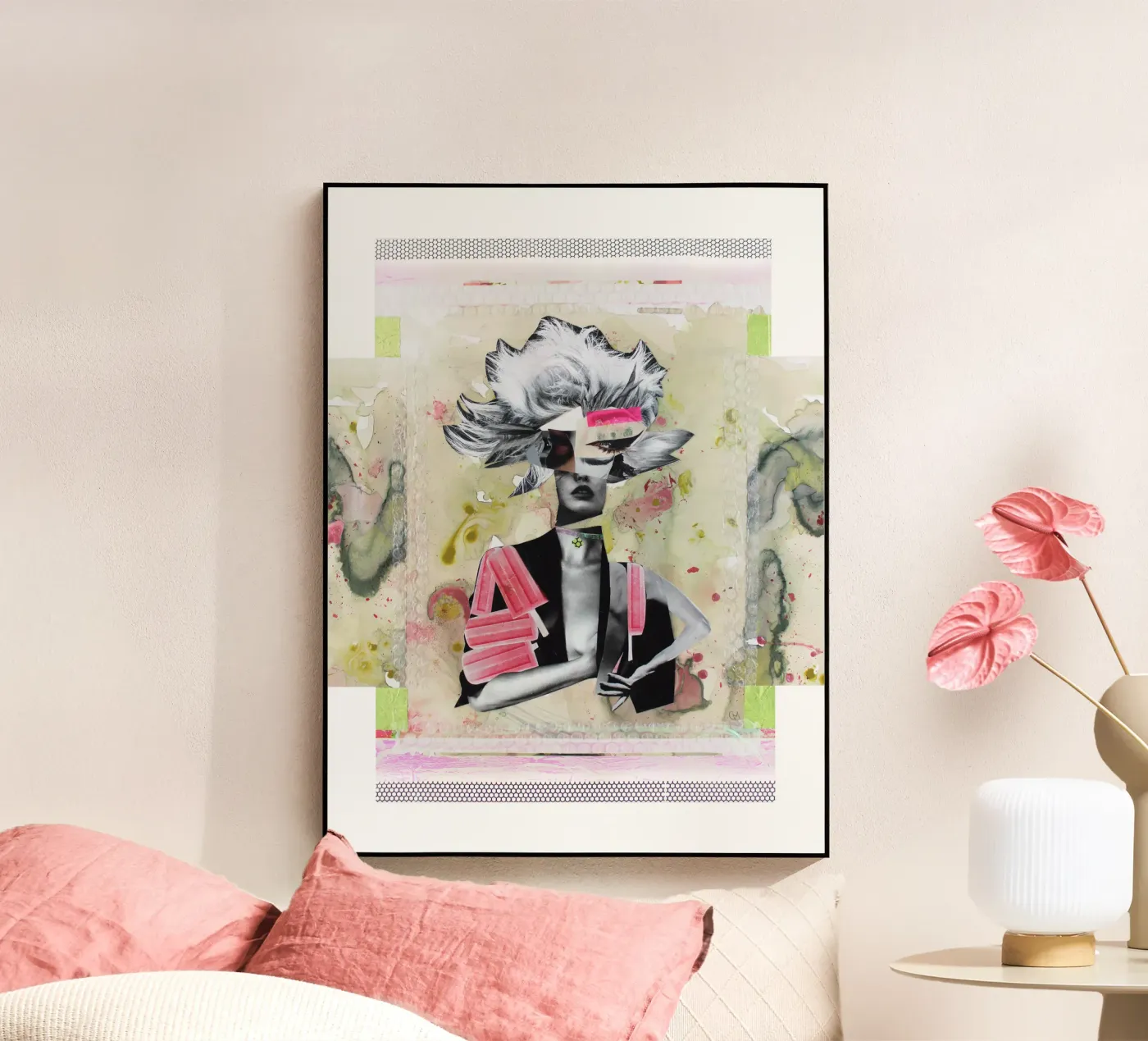 Hot Town acryl van Paperheartmixx