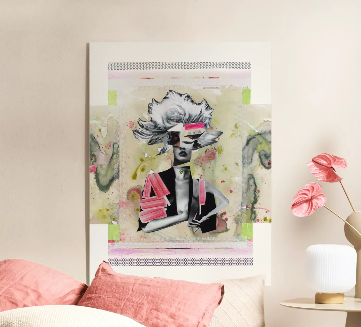 Hot Town acryl van Paperheartmixx