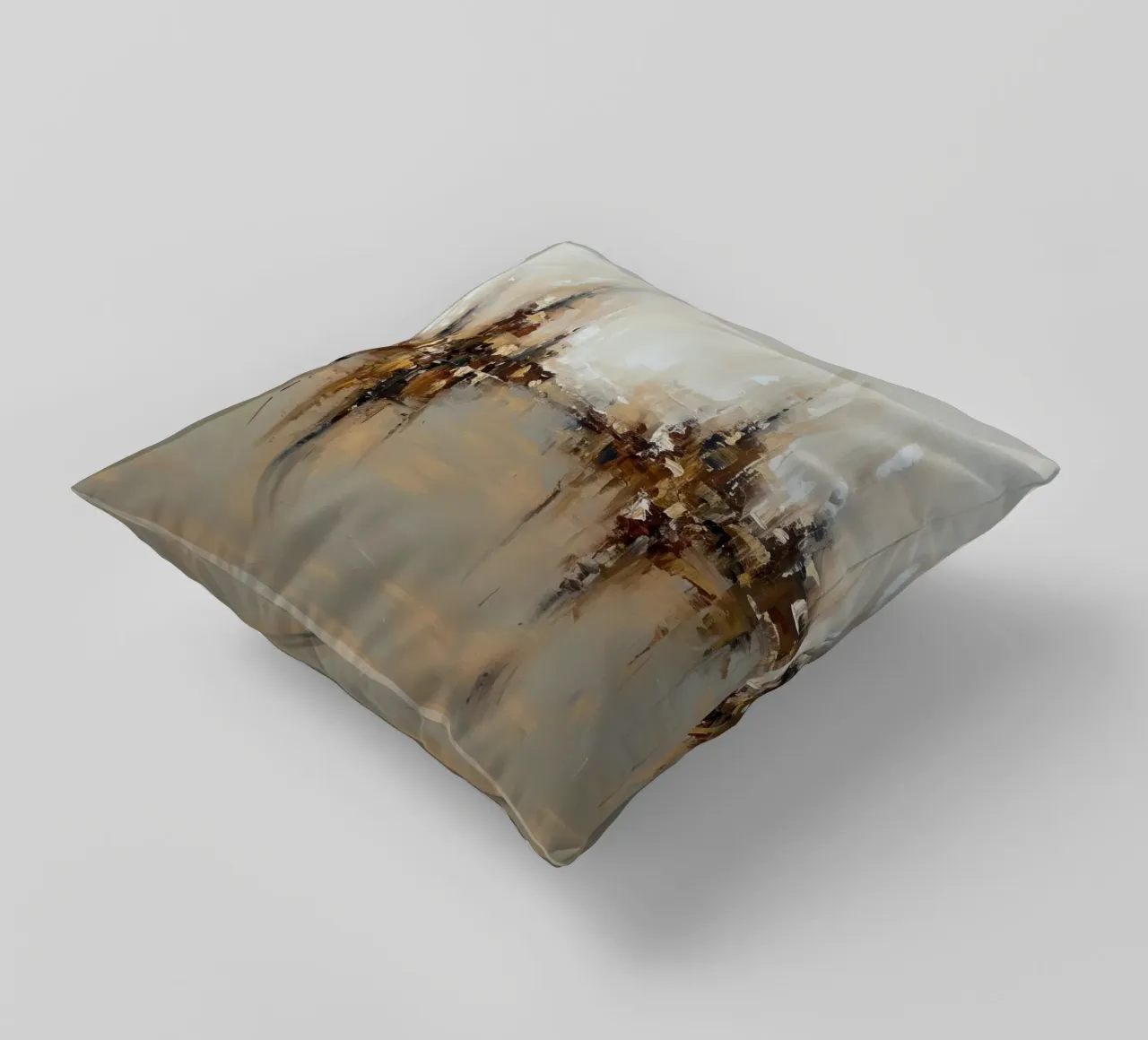 Abstract Cityscap Natural Color Field Tone cuscino da EverLuvv Studio