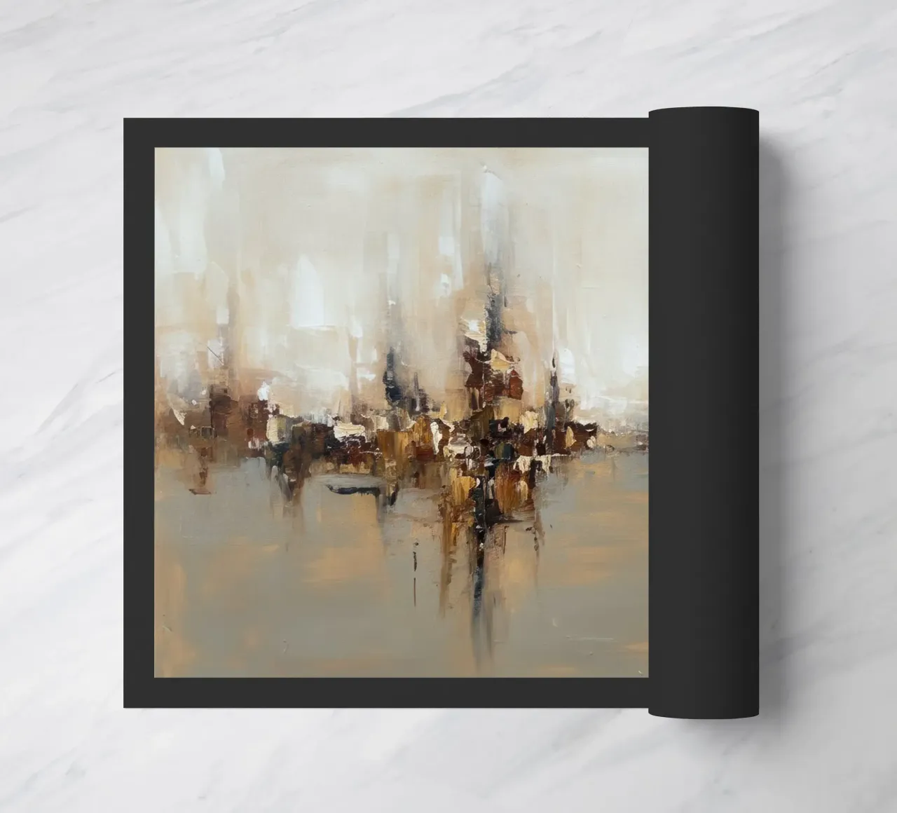 Abstract Cityscap Natural Color Field Tone zerbino da EverLuvv Studio