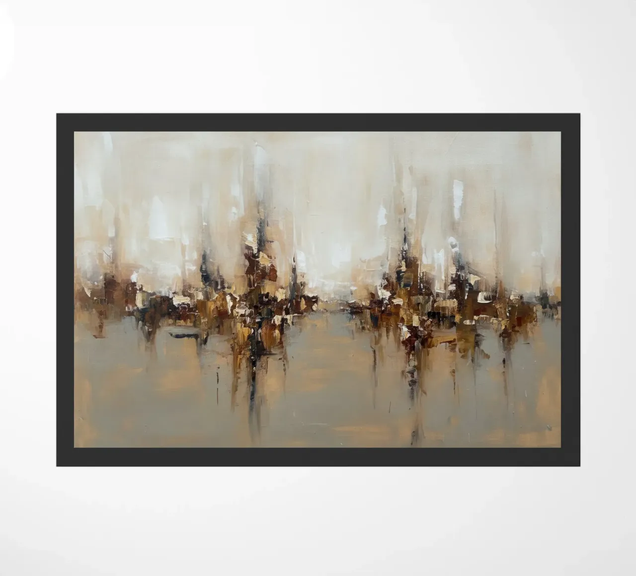 Abstract Cityscap Natural Color Field Tone zerbino da EverLuvv Studio