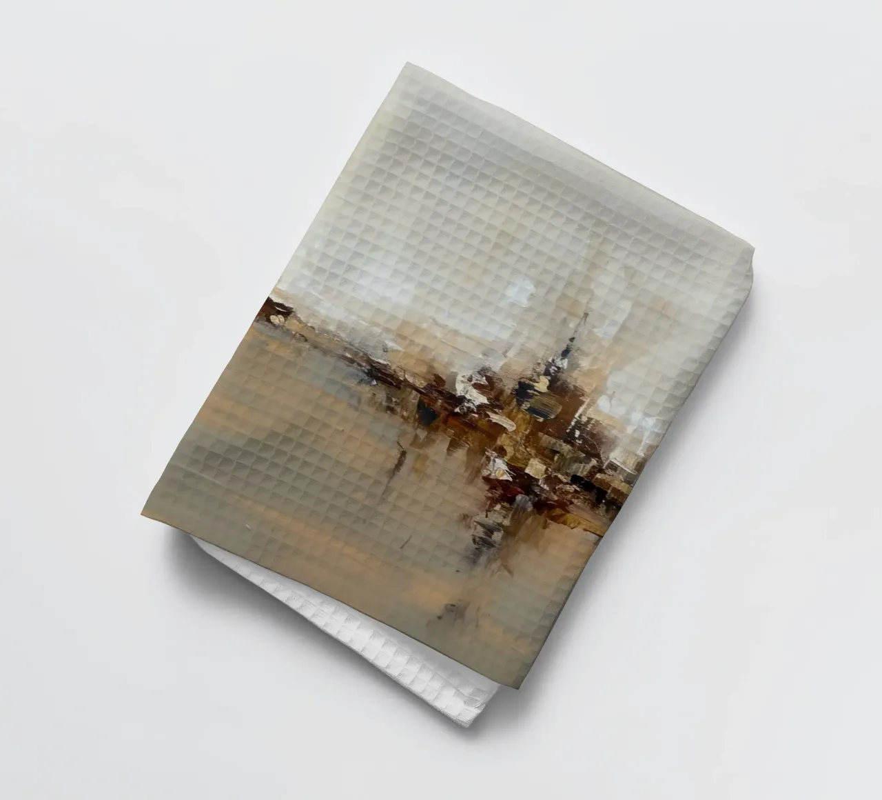 Abstract Cityscap Natural Color Field Tone canovaccio da cucina da EverLuvv Studio