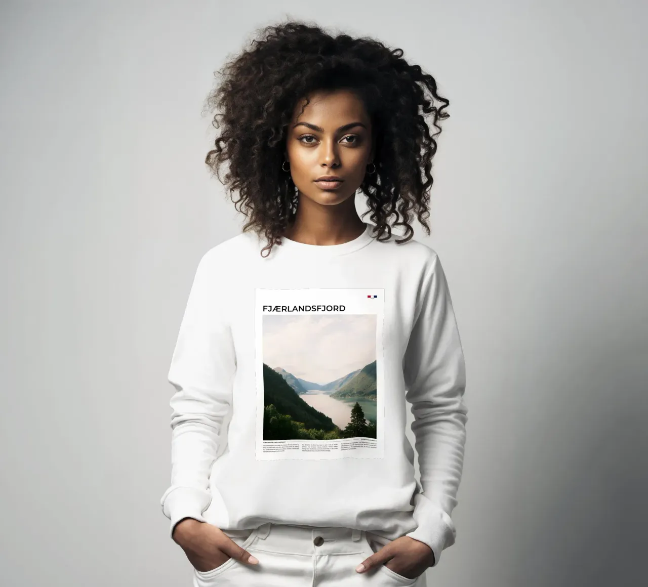 Fjaerlandsfjord: Typography felpa da FujiType