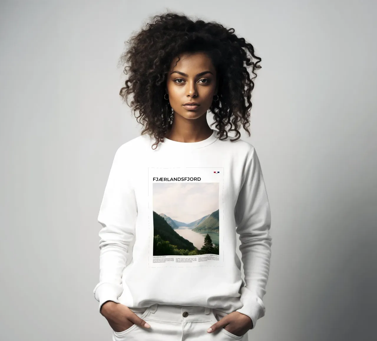 Fjaerlandsfjord: Typography felpa da FujiType
