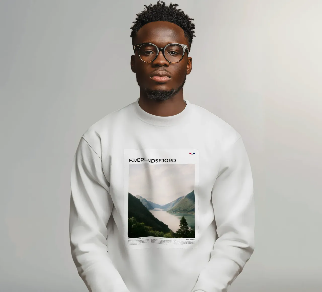 Fjaerlandsfjord: Typography felpa da FujiType