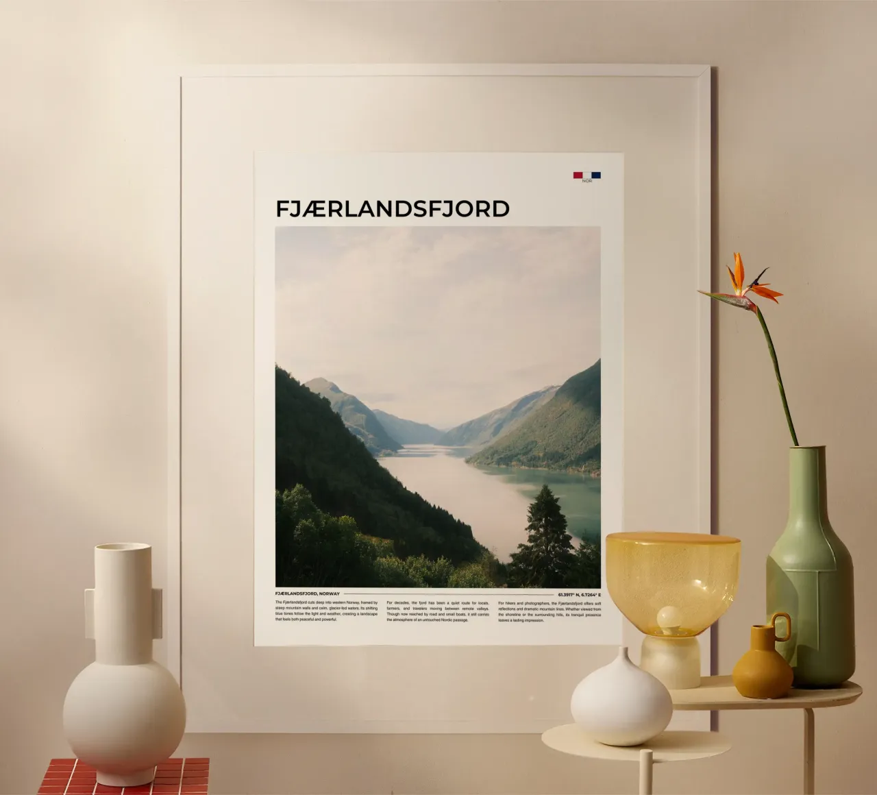 Fjaerlandsfjord: Typography carta hahnemühle da FujiType