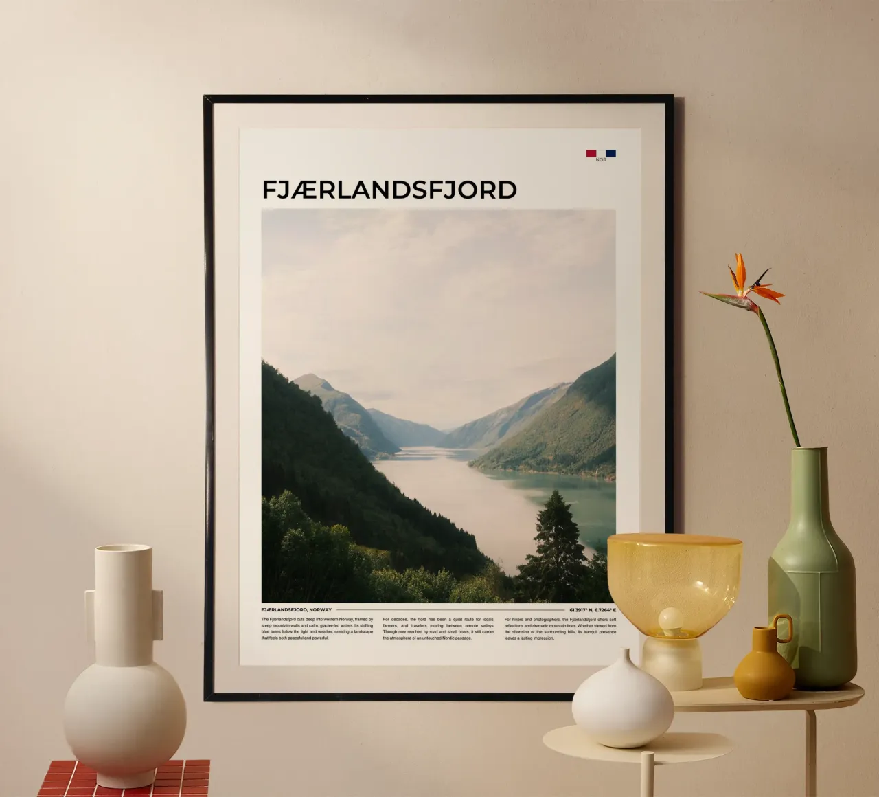 Fjaerlandsfjord: Typography carta hahnemühle da FujiType