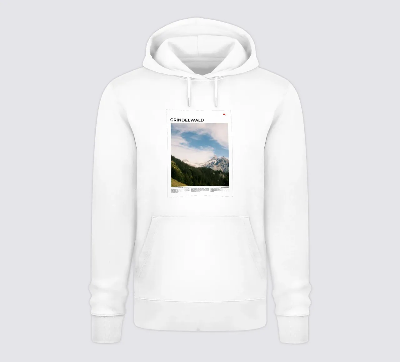 Grindelwald II: Typography felpa con cappuccio da FujiType