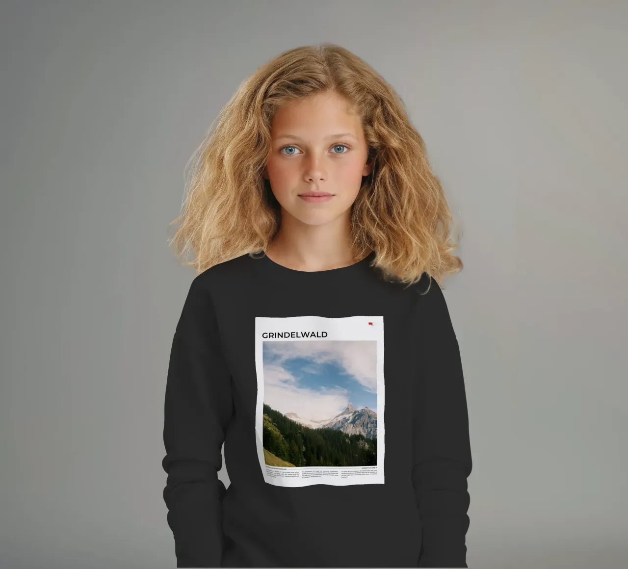 Grindelwald II: Typography felpa bambino da FujiType