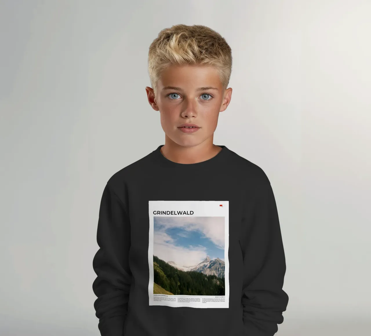 Grindelwald II: Typography felpa bambino da FujiType