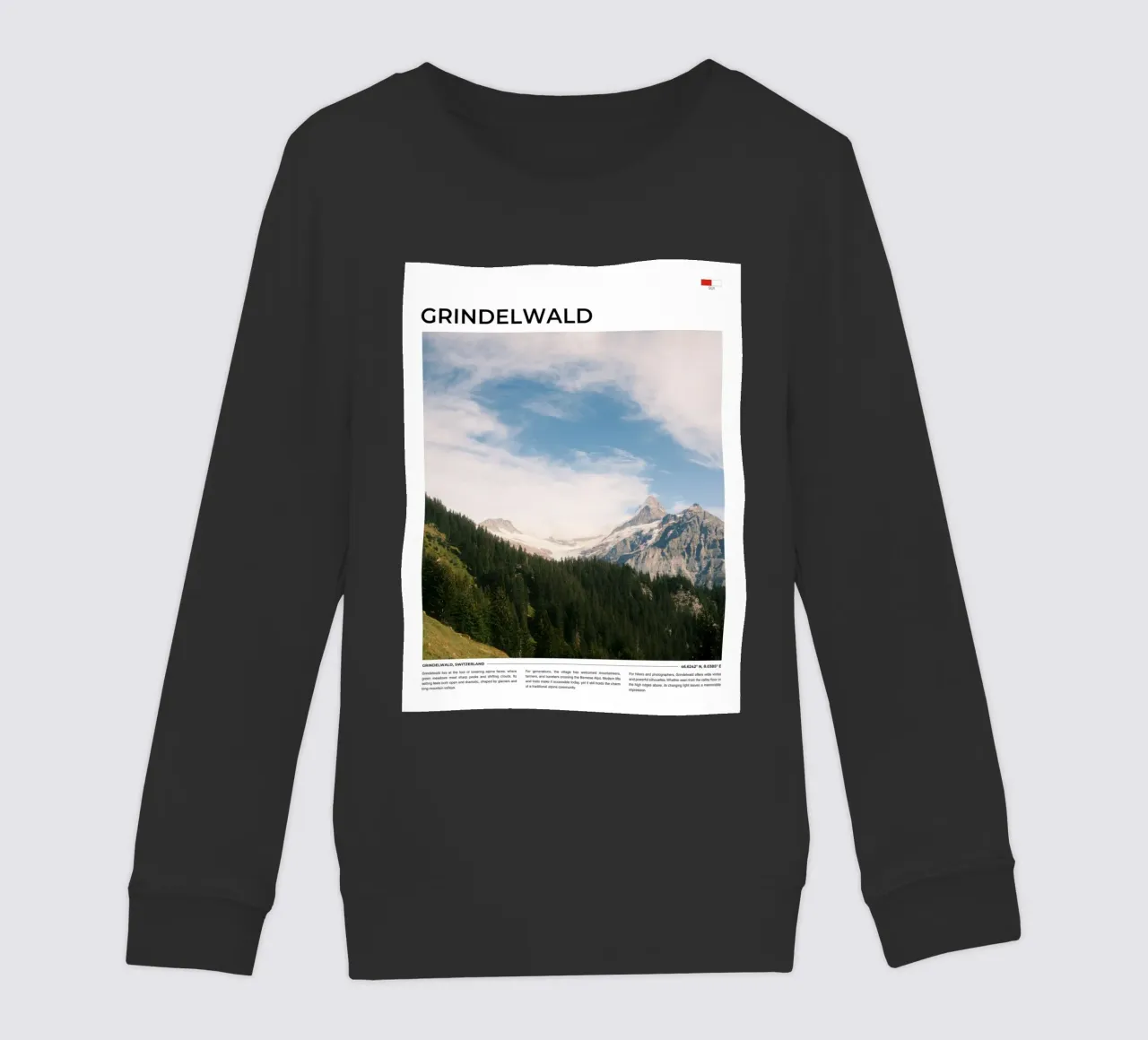 Grindelwald II: Typography felpa bambino da FujiType