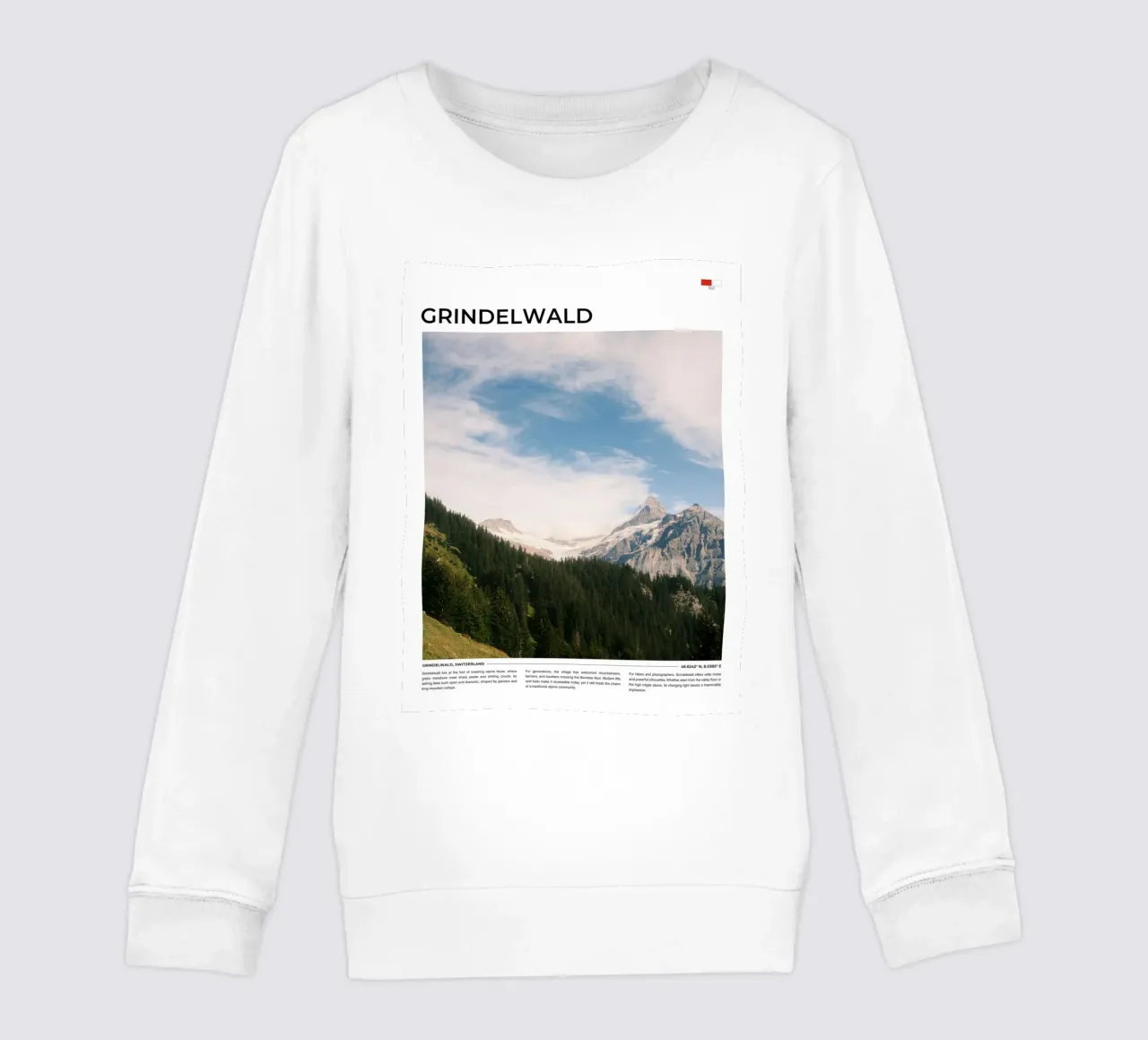 Grindelwald II: Typography felpa bambino da FujiType