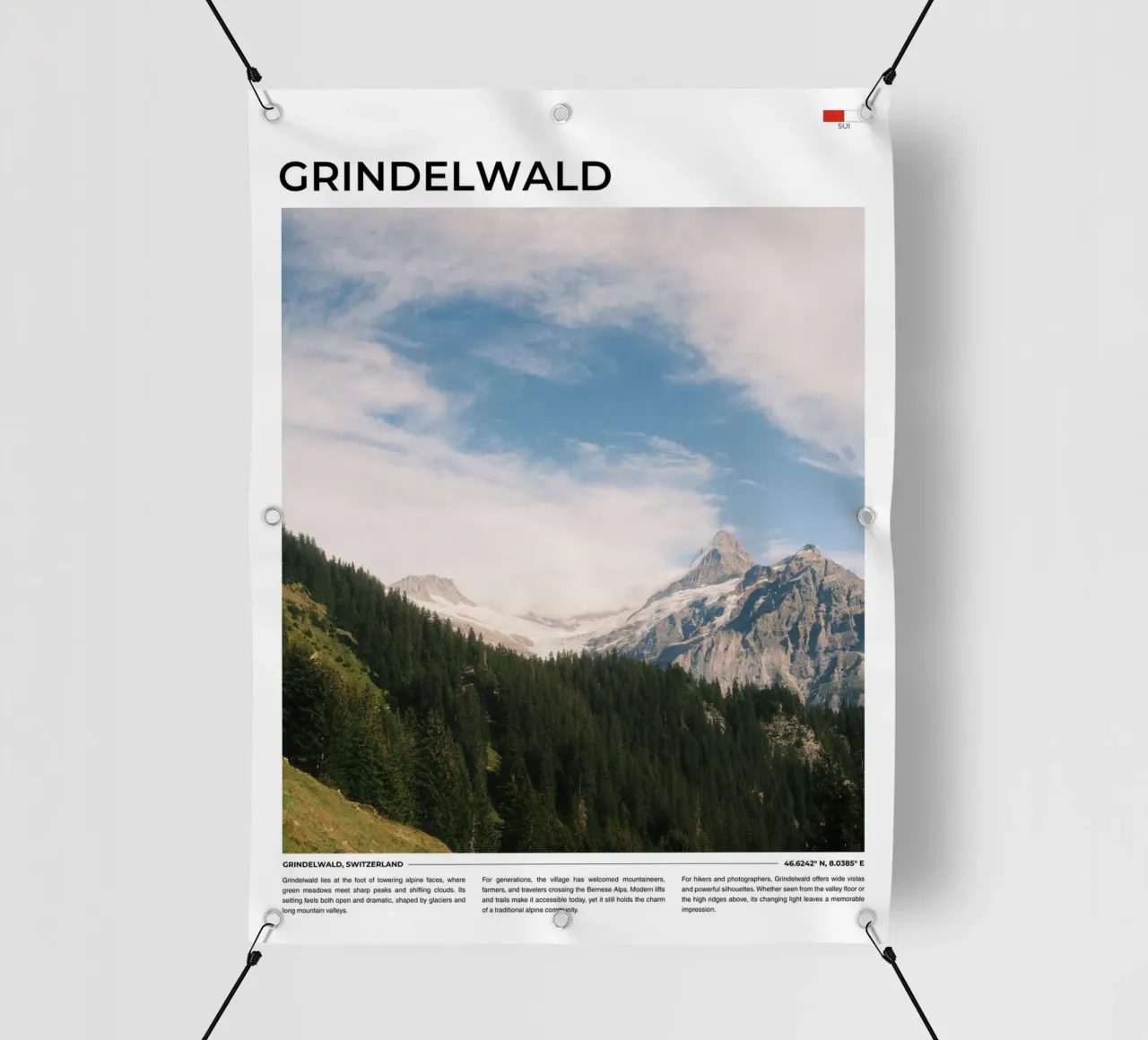 Grindelwald II: Typography telo in pvc da FujiType