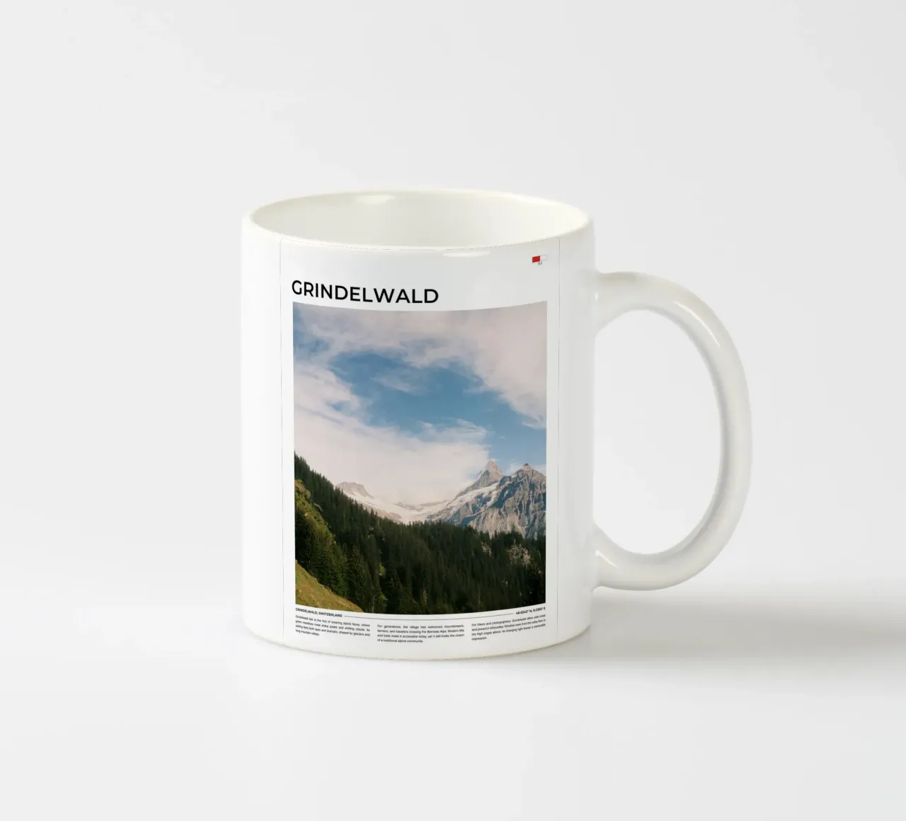 Grindelwald II: Typography tazza in ceramica da FujiType