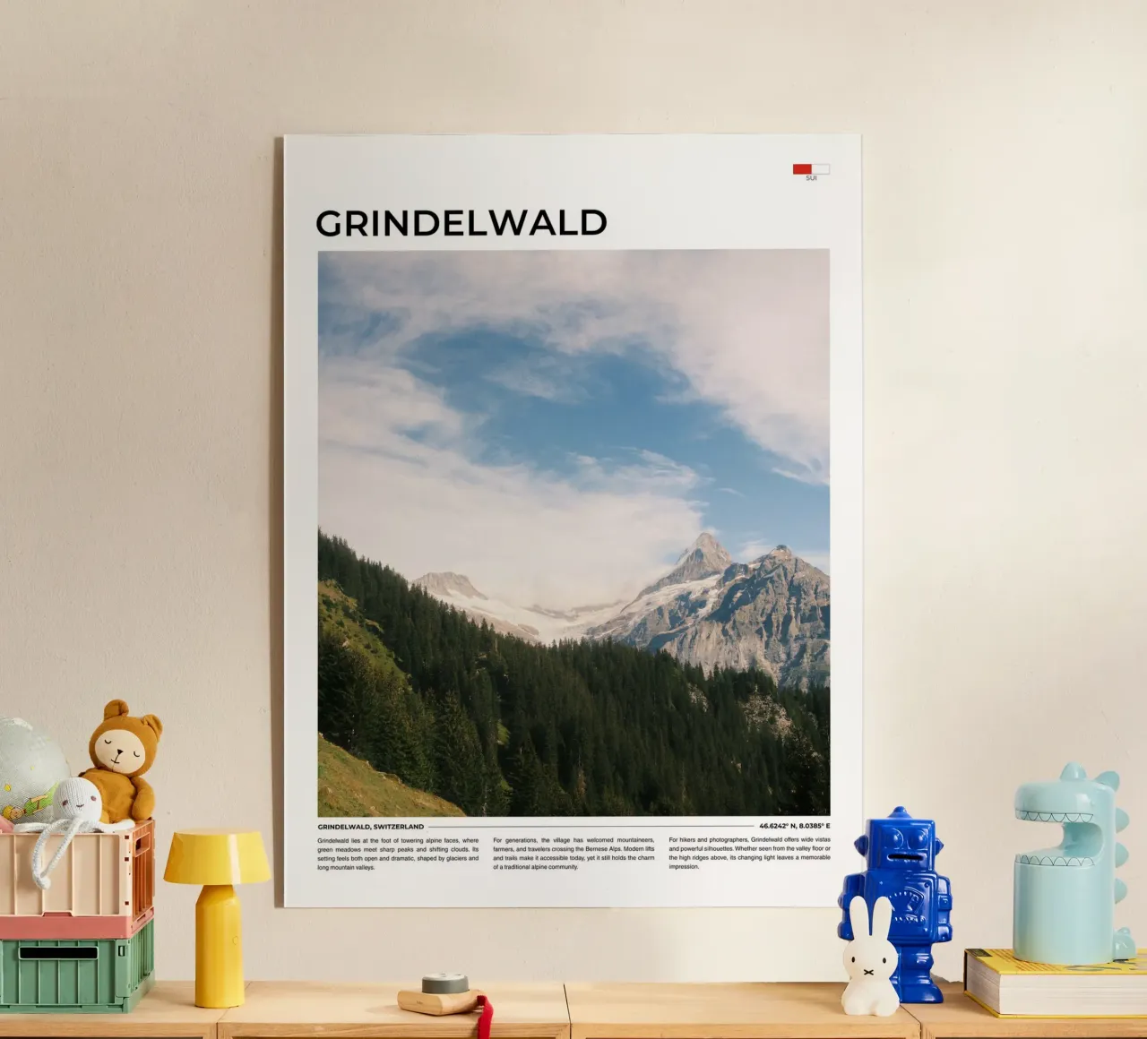 Grindelwald II: Typography plexiglass da FujiType