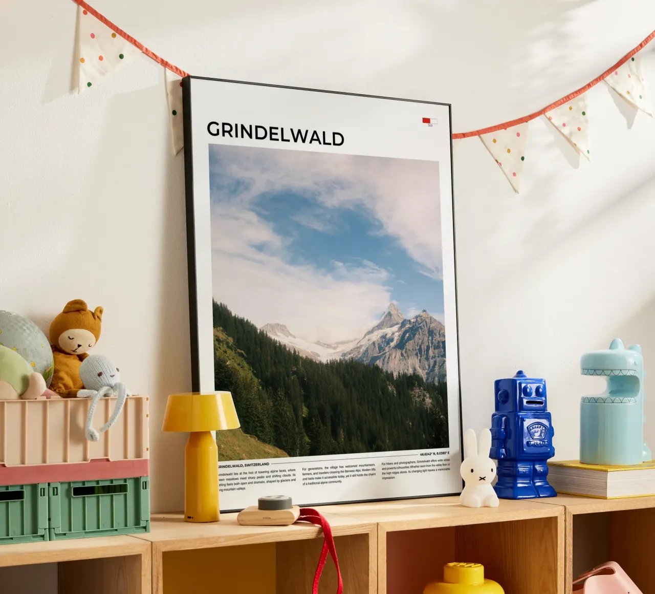 Grindelwald II: Typography alluminio dibond da FujiType