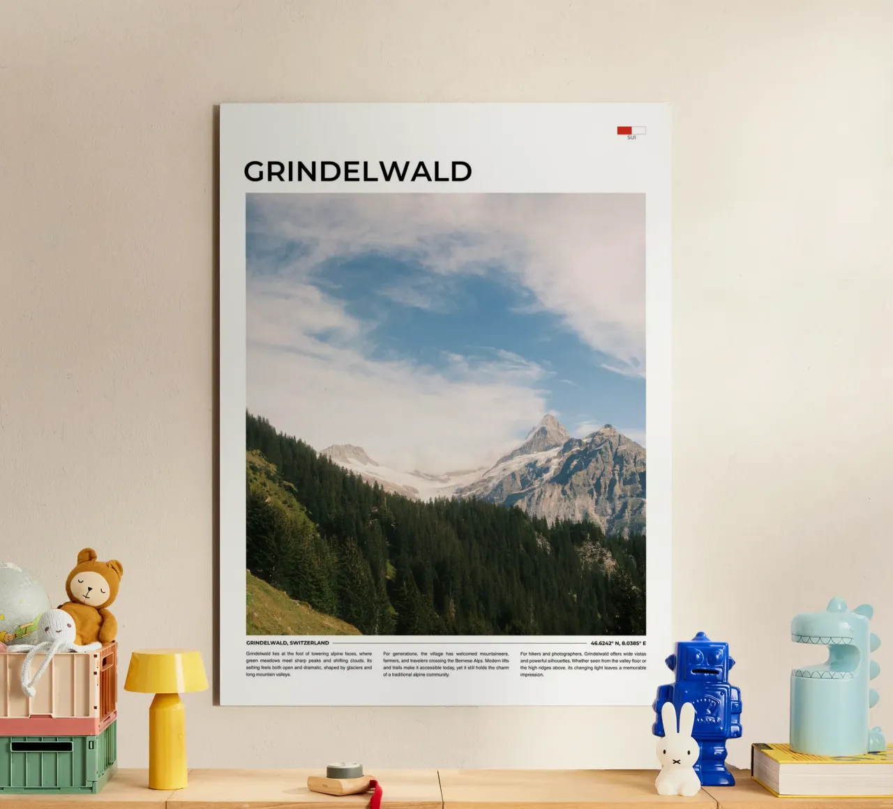 Grindelwald II: Typography alluminio dibond da FujiType