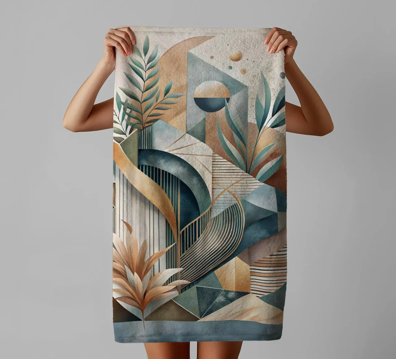 Oasi urbana asciugamano da bagno da Artistic-shop