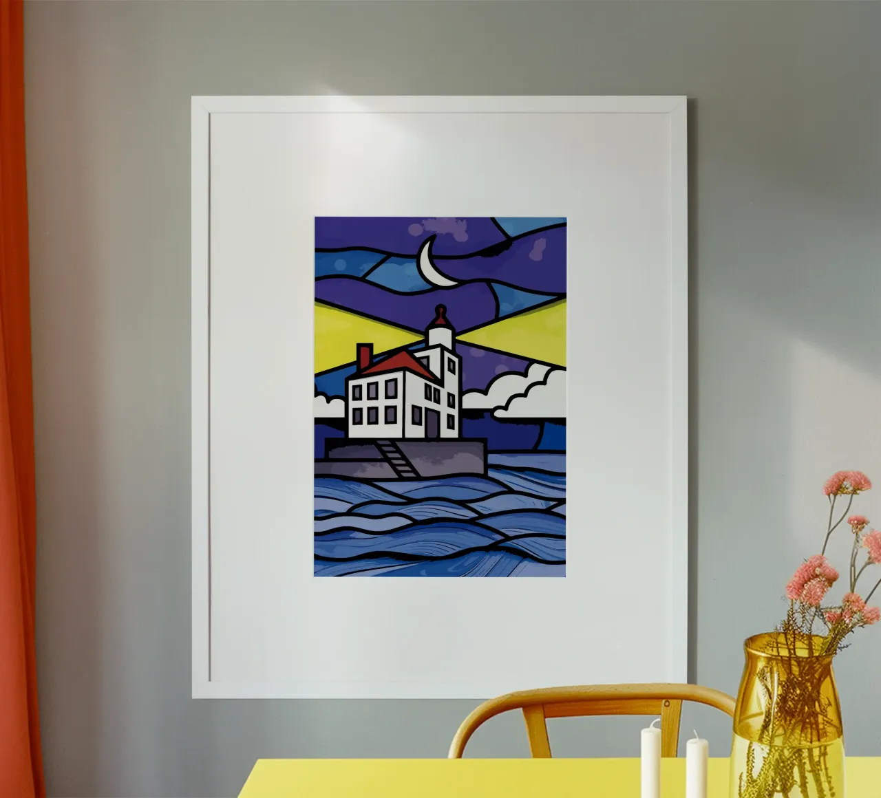 lighthouse poster van AZR