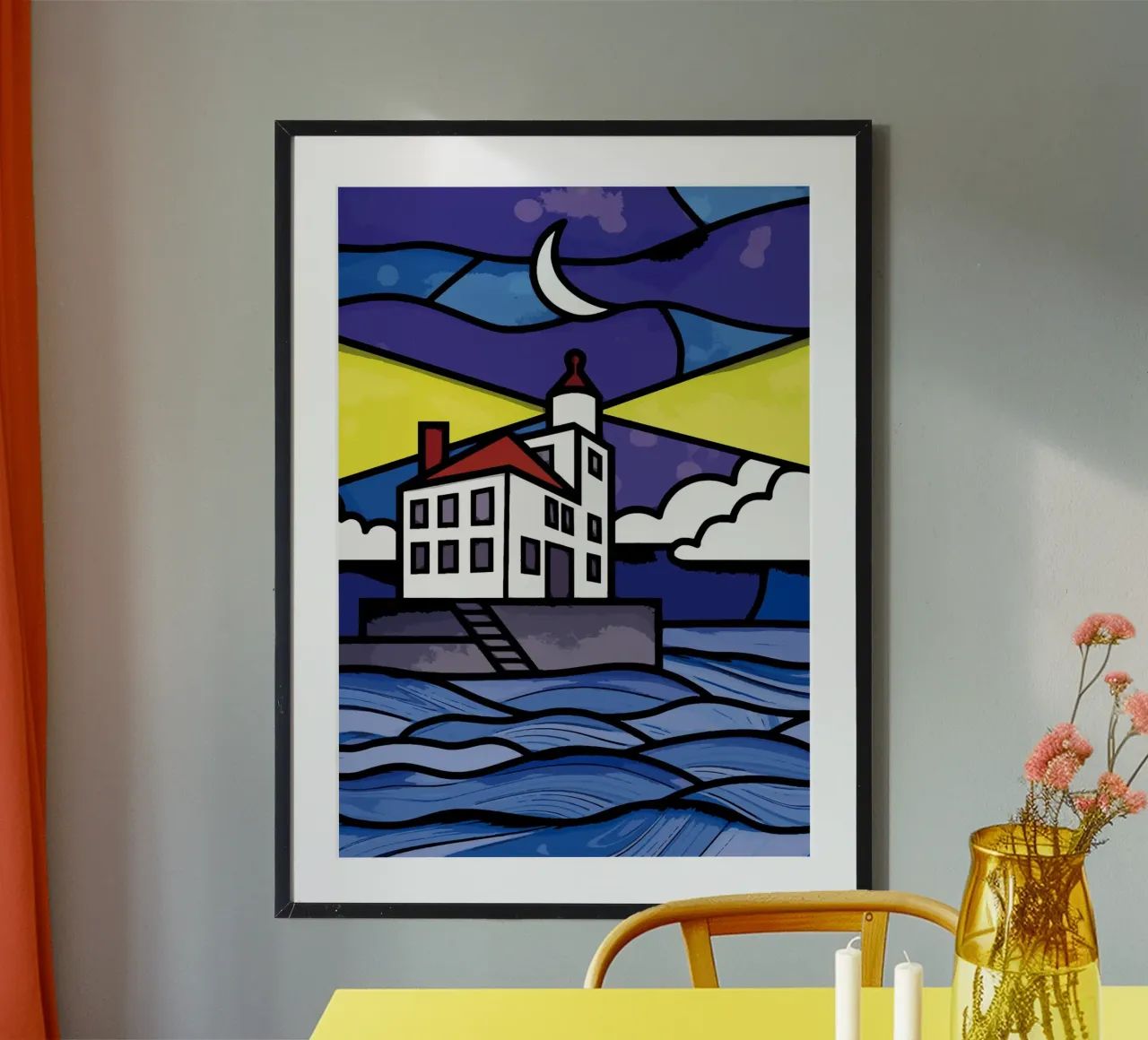 lighthouse poster van AZR