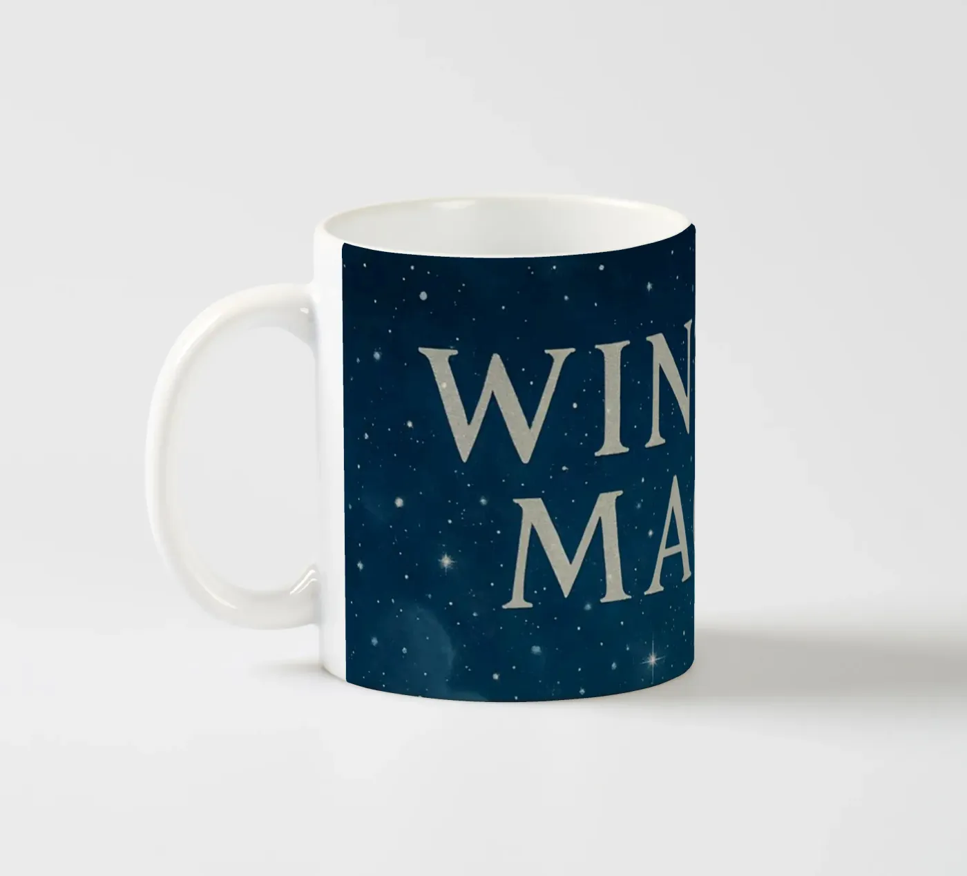 Winter Magic – Starlit Forest tazza in ceramica da Nordic Noel Studio
