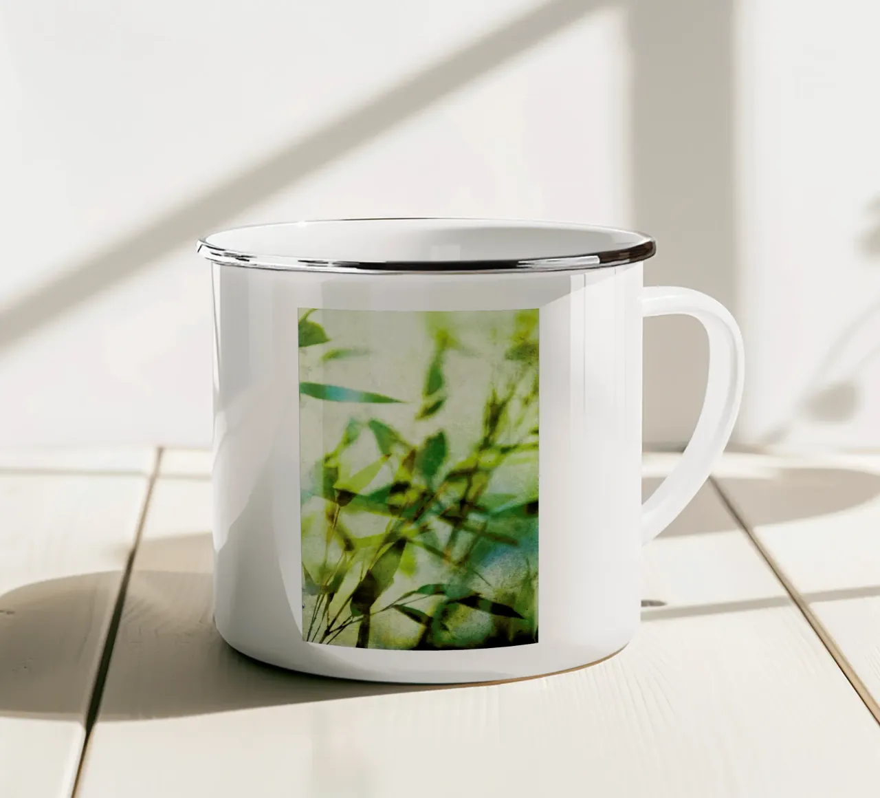 Bamboo 3 tazza in smalto da IRIS LEHNHARDT FINE ART