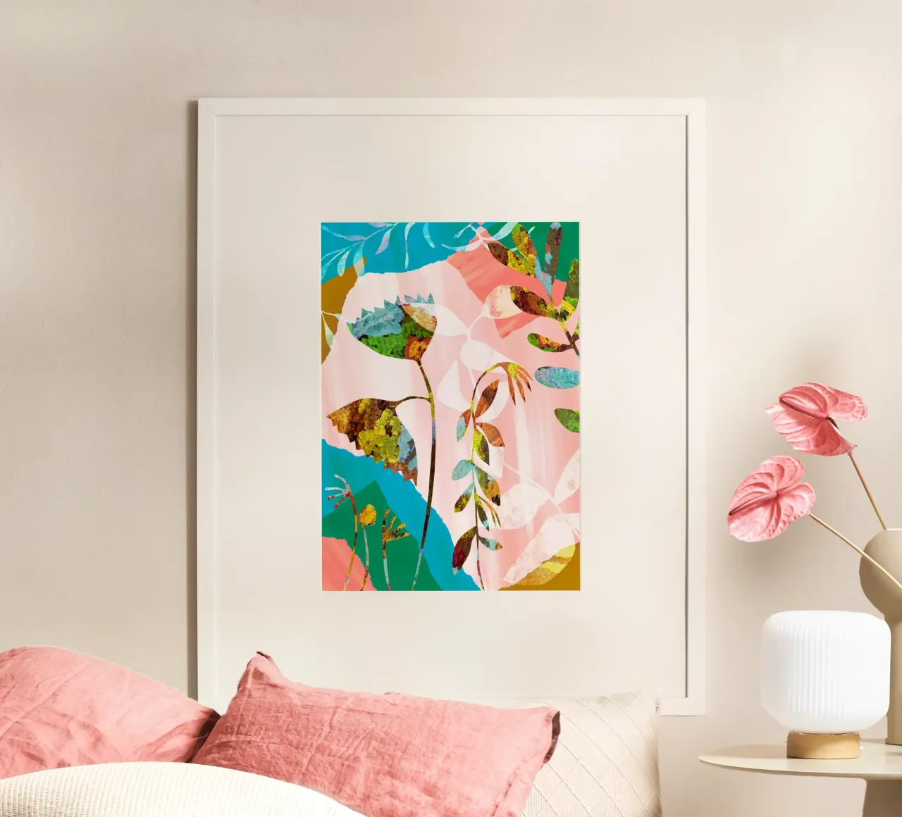 Stampa artistica di fiori colorati carta hahnemühle da Violets Print House