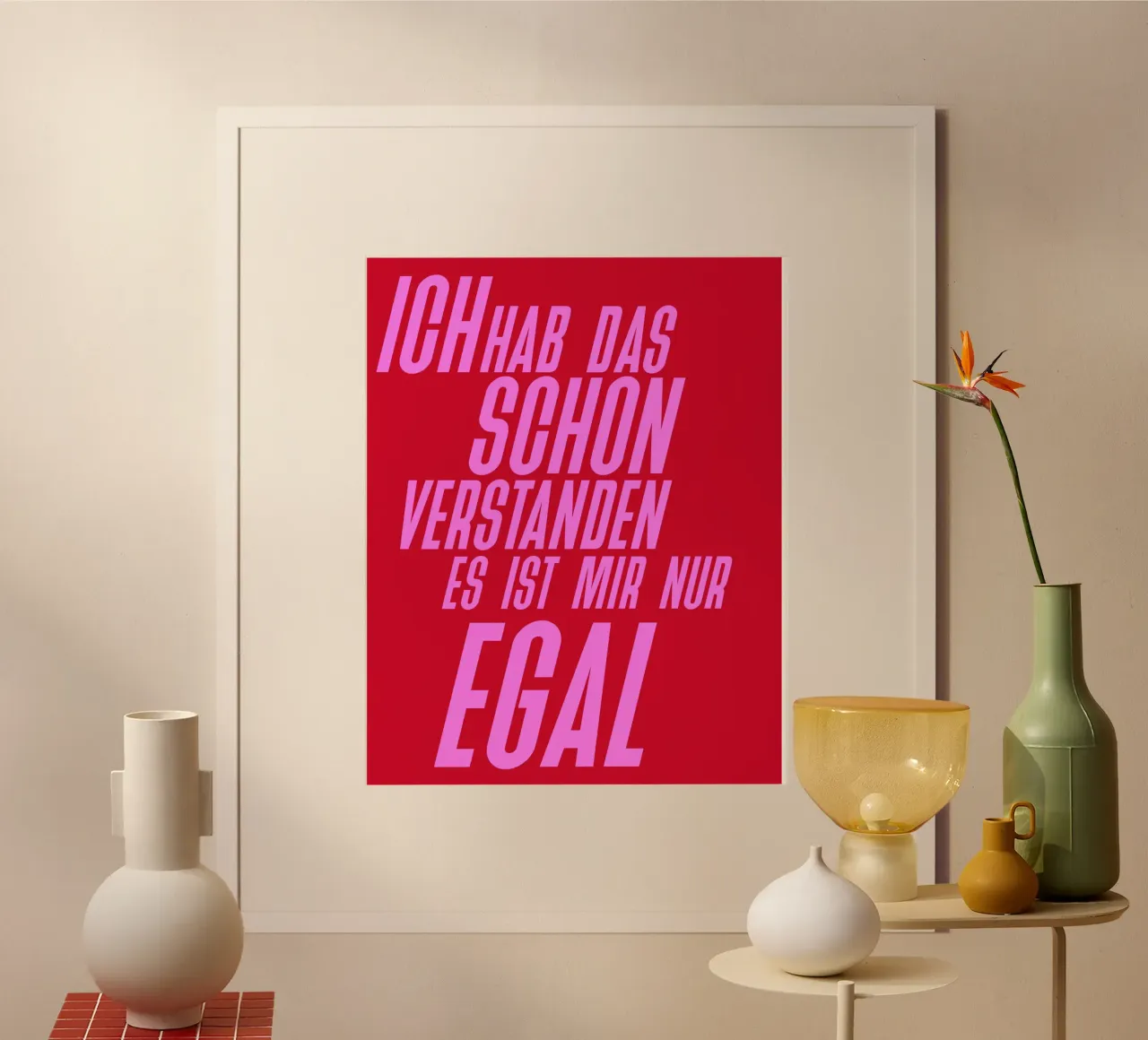 EGAL poster by UrbanART